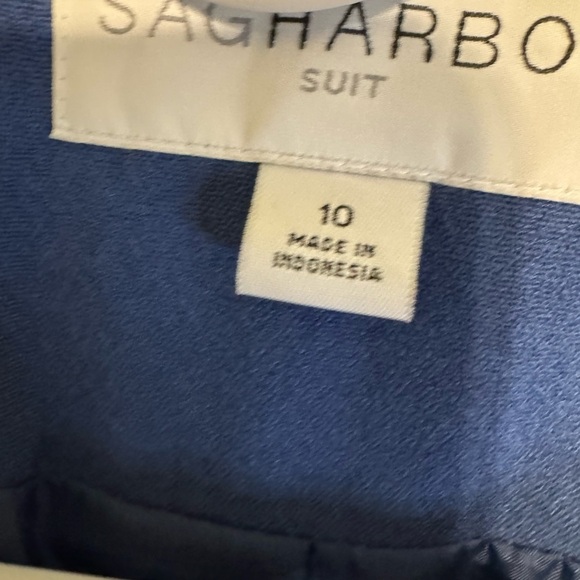 Sag Harbour Women’s Jacket and Skirt Dress Suit Size 10 - Picture 5 of 10
